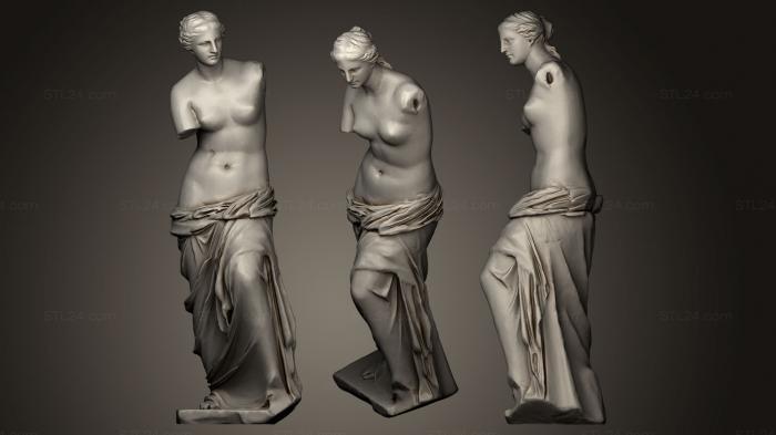 Statues antique and historical (Venus de Milo, STKA_1323) 3D models for cnc
